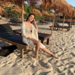 Maryam Zakaria Instagram - Sun-kissed 🌞😘 🏖 . . #goa #beach #beautifuldestinations #beautiful #vaction #holiday #sun #loveit #photoshoot #travelphotography #model #actress #beachwear #influencer #maryamzakaria Ashvem Beach