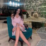 Maryam Zakaria Instagram - Lady in pink 💓 #aboutlastnight #pinkdress #funtime Mumbai, Maharashtra