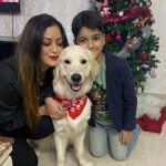 Maryam Zakaria Instagram - Happy new year everyone ❤️ #aboutlastnight #newyearcelebrations #funtime #family #puppylove #goldenretriever Mumbai, Maharashtra