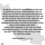 Maryam Zakaria Instagram – To my non-Iranian friends if you like to help the people of Iran plz share and repost all the things you see on social media. Let’s us support and help them through this difficult time🙏 #mahsaamini 
#helpiran #womensrights #humanrights #مهسا_امینی