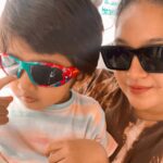 Meghana Raj Instagram - Sunglasses kinda SONday! #raayanrajsarja #chiranjeevisarja