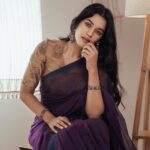 Mirnalini Ravi Instagram - The Purple effect 💟 @indu_ig @stylorisilver @thenmozhidesigns @yaradesigners @abhirami_mua @hairstylistnandhini @ram___prakash_