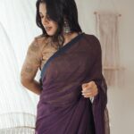 Mirnalini Ravi Instagram - The Purple effect 💟 @indu_ig @stylorisilver @thenmozhidesigns @yaradesigners @abhirami_mua @hairstylistnandhini @ram___prakash_
