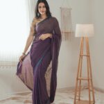 Mirnalini Ravi Instagram - The Purple effect 💟 @indu_ig @stylorisilver @thenmozhidesigns @yaradesigners @abhirami_mua @hairstylistnandhini @ram___prakash_