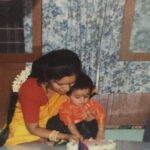 Mirnalini Ravi Instagram - To the most Genuine,Generous,Righteous human i know ..Wishing you a Happy 50🎂❤️ Thank you for guiding & correcting & shaping me throughout & also for passing all the good genes to me 🧬 I love you mommy😘