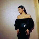 Mouni Roy Instagram - 🌚 • • • Styled by - @mohitrai with @shubhi.kumar @tarangagarwalofficial @teammrstyles Outfit - @alexandrevauthier @tutuskurniatiofficial Shoes- @ysl Makeup by @chettiaralbert Hair by @chettiarqueensly Photography @uthman_studio Managed by @dcatalent