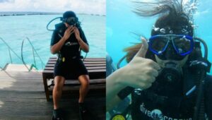 Naina Sarwar Instagram - Experiencing scuba dive for d first time!!!!
Yayyy aint water phobic anymore 🥰🥰🥰✌🏻