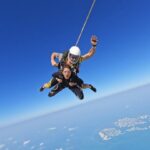 Naira Shah Instagram - One more ticked from my bucket list Was very important one to do N oh wat a spectacular experience!! It’s a fight of u against the air! Loved it Thank you @skydivedubai for this ultimate experience #skydiving #freefall #dubaiskydiving #adrenaline #gopro #nairashah #dubailife #adrenalinejunkie#november#2k22#liveitup#daredevil Ps: ur expressions controlled by air Hehe Palm Jumeirah Island