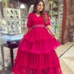 Nakshathra Nagesh Instagram - Thank you @mayon_by_subhathracouture for this beautiful dress. Absolutely in love with you new collection ❤️ check them out #instafam @mayon_by_subhathracouture