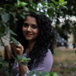 Namita Krishnamurthy Instagram - My toxic trait is twirling my hair obsessively to feel less awkward. ✨ Outfit: @studio_l_by_lini 📸: @sat_narain #curly #portrait #instagood