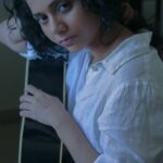 Namita Krishnamurthy Instagram - "The looks of my eyes cover you like ivy, You are a city by the sea assaulted, You are a rampart by the light divided Into two halves, distinct, colour of peaches, And you are saltiness, you are rocks and birds Beneath the edict of concentrated noon." - Octavio Paz, from "Sunstone" pub. 1957 Photo credit to the incredible, all-seeing eye of @kanmaniphotography. 🌜 #portrait #moodygrams #curlygirl #quarantineshoot #poetry Chennai, India