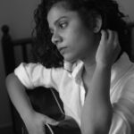 Namita Krishnamurthy Instagram - "And dressed in the coloring of my desires You go as naked as my thoughts go naked, I go among your eyes as I swim water, The tigers come to these eyes to drink their dreams." - Octavia Paz, from "Sunstone" pub. 1957 Photo credits to the incredible all seeing eye of @kanmaniphotography. ✨ #blackandwhite #portrait #lounging #whitelinen #poetry Chennai, India