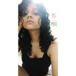 Namita Krishnamurthy Instagram - I don't do pictures. I am frankly quite terrified of them. So here's a bad selfie with bad lighting and good hair. #curlygirl #selfie #curlyhairdontcare #homesweethome Chennai, India