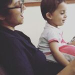 Namita Krishnamurthy Instagram - Me and the love of my life living our best lives. Could you possibly find a smarter kid? No you can't, it's a rhetorical question, fuck off. We're reading 'Kitchen Disco' by Clare Foges illustrated by Al Murphy. Highly recommended. #mimiandmomo #loveofmylife #babiesofinstagram #cutenessoverload #auntielove Chennai, India