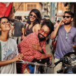 Namita Krishnamurthy Instagram - Boyband no. 1 + best groupie captured by @shalinivijayakumar_ who is actually too cool for this shit. #friendshipgoals #workhardplayhard #workcation #actorslife #alwaysposing #fakecandid #bestpeeps #lovetheseguys #happyfaces #arentwecute #friends Bapu Bazaar