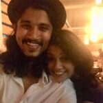 Namita Krishnamurthy Instagram - Sometimes @nithin.ram and I let our hair down, take off our glasses, and proceed to click the grainiest selfies in the world. 🖤 #nofilter #arentwecute #mylove #whosehairislonger #selfie #drunk #love #thisboyisasnack #couplegoals Off The Record