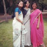 Namita Krishnamurthy Instagram - Partners in crime, research, and inordinate consumption of flavoured teas. Throwback to 2017. #sareenotsorry #ethnic #indiangirls #throwback #instigram #iitmadras #saree #desigirl #desi #india #cutegirls #justindianthings #mallugirl IIT Madras