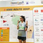 Namita Krishnamurthy Instagram - Ending this year on a (runner’s) high with my man @abishek_joseph ✨ Finished my first 5k in just under 40 minutes while cruising through the Mandous rains, thanks to @chennairuns for organising this event so seamlessly. ♥️ #runnershigh #sundayvibes #5krun Chennai, India