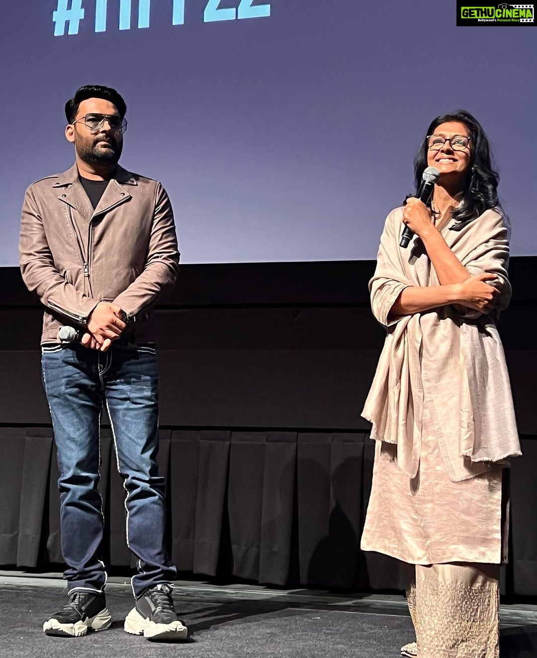 Nandita Das Instagram - Good to be back home. I either forget to share or I am late. You have to pardon a hesitant social media user 😊 #Zwigato had an overwhelming response in all the 3 screenings. Some images from there. Sorry that’s all I have on my phone. @kapilsharma please share as your must have more. But nothing could have been more heartwarming for us than to see audiences so moved after the film. They asked us so many question about the subject, diving deeper, beyond the film. You then know they have had an immersive experience. Thank you again @tiff_net for inviting us and our film. And we missed you @shahanagoswami and @sameern
