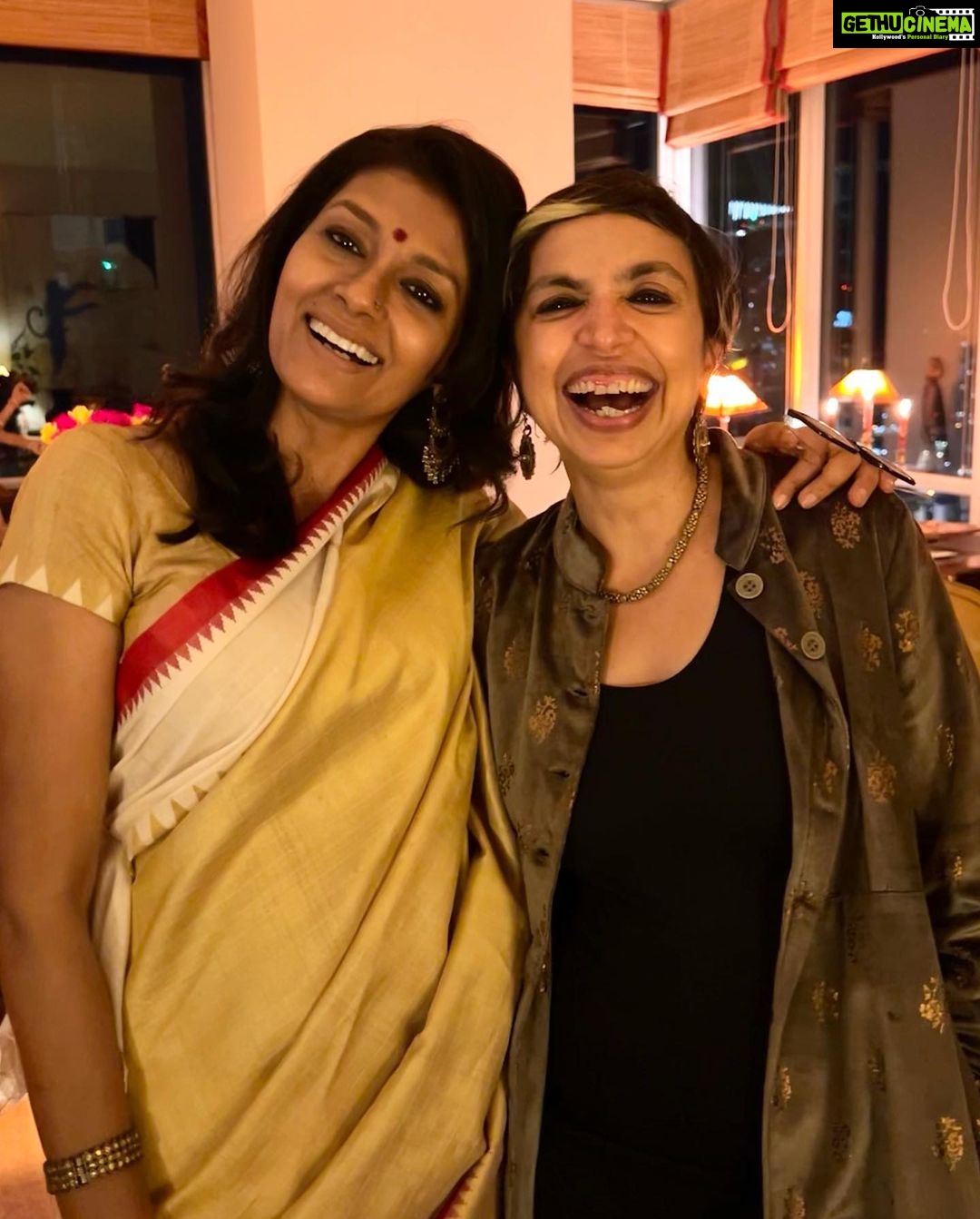 Nandita Das Instagram - Thank you @iamdeepamehta for the lovely after party. It was so much fun. Food, conversations and laughter. Warmth all around. And also happy birthday to you, my dearest director and friend! Thank you for coming all the way @shonalibose_ And so lovely to spend the evening with all of you #davidhamilton #alikazmi @cary_sawhney_ #samirpatil and so many others…what a special night yesterday was. ❤️🙏🏽