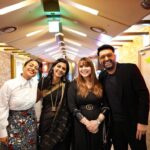 Nandita Das Instagram – From yesterday- the Asian premiere of #zwigato – so heartwarming to get the amazing response. See we are all smiling!!
And lovely to meet others from the Indian film contingency. 
And a couple of photos from the opening night that I just got. 
More coming…watch this space! @kapilsharma @shahanagoswami @applausesocial @sameern @busanfilmfest