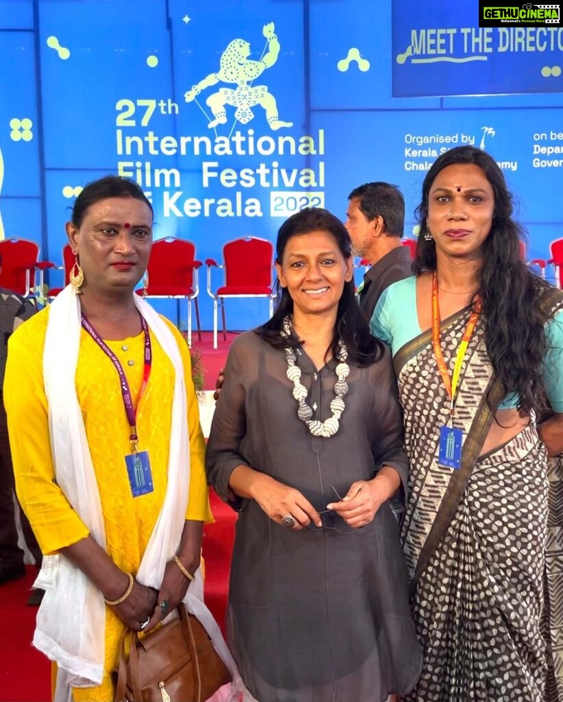 Nandita Das Instagram - Day 2 at @iffklive - Shared the stage with filmmakers from various parts of India and the world. It was at the 'Meet the Director' forum. We all spoke about the journey of making our respective film. While we all faced challenges, nothing came close to the stories from Ukraine, Iran and Srilanka. Their struggle for life did not dampen their spirit to make films. At the end, I met some old filmmaker friends from Kerala like @vkprakash61 whose film Punaradhivasam I acted in, @kamalkm who I worked with in Santosh Sivan’s Before the Rains and H. Shaji, the Deputy Director of this festival. This is one of the most inclusive and vibrant festivals I have ever been to. @kapilsharma @shahanagoswami @sameern @applausesocial #Zwigato #iffk
