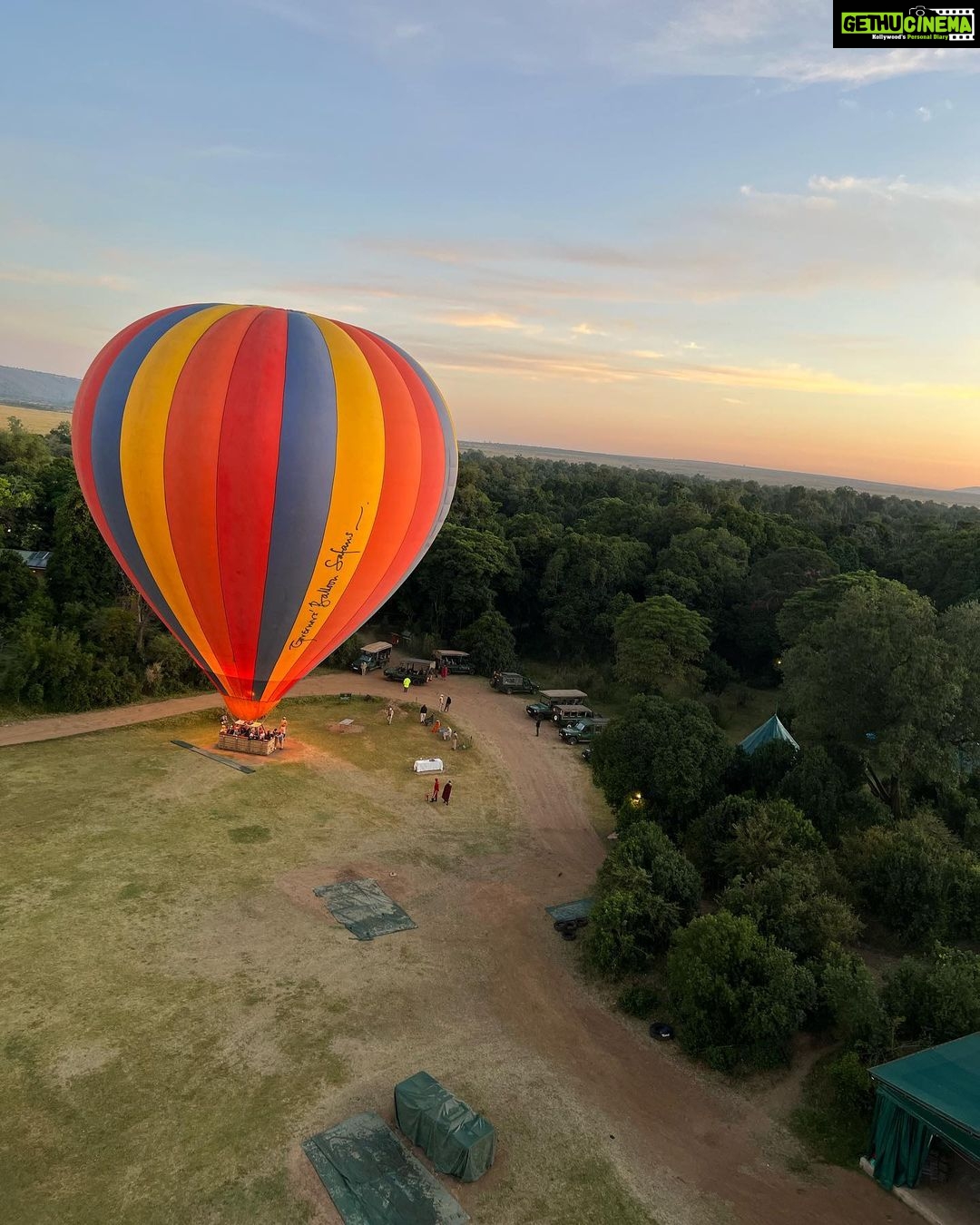 Nandita Das Instagram - Just when you thought the #eastafrica chronicle is over, here is more! Just got caught up with work when I got back to the grind. The lovely holiday already seems far away. But sharing with you is like keeping one’s diary so a few more before I can move on to other things! So here is the #hotairballoon experience. Magical to be gliding over #savannah #forest and spotting #animals from up in the sky. Hippo tracks looked like some machine roller had made them. Was worth waking up at 4 and seeing the sunrise from the skies. Not to be missed if you can. #kenya