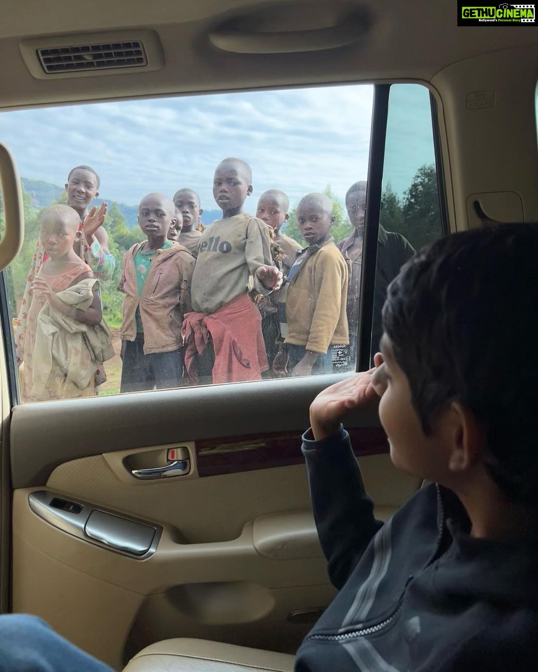 Nandita Das Instagram - Not done sharing about our trip. So next we went to Uganda. Small planes, grassland to hills and forests, long treks, fatigue…but all worth it. A once in a lifetime experience of being up close with the mountain #gorilla They look scary because of their size but we humans are more abusive and intrusive so they are rightly more scared of us. We did our best to not disturb them. They looked at us without much interest. Thankfully! #bwindi #uganda