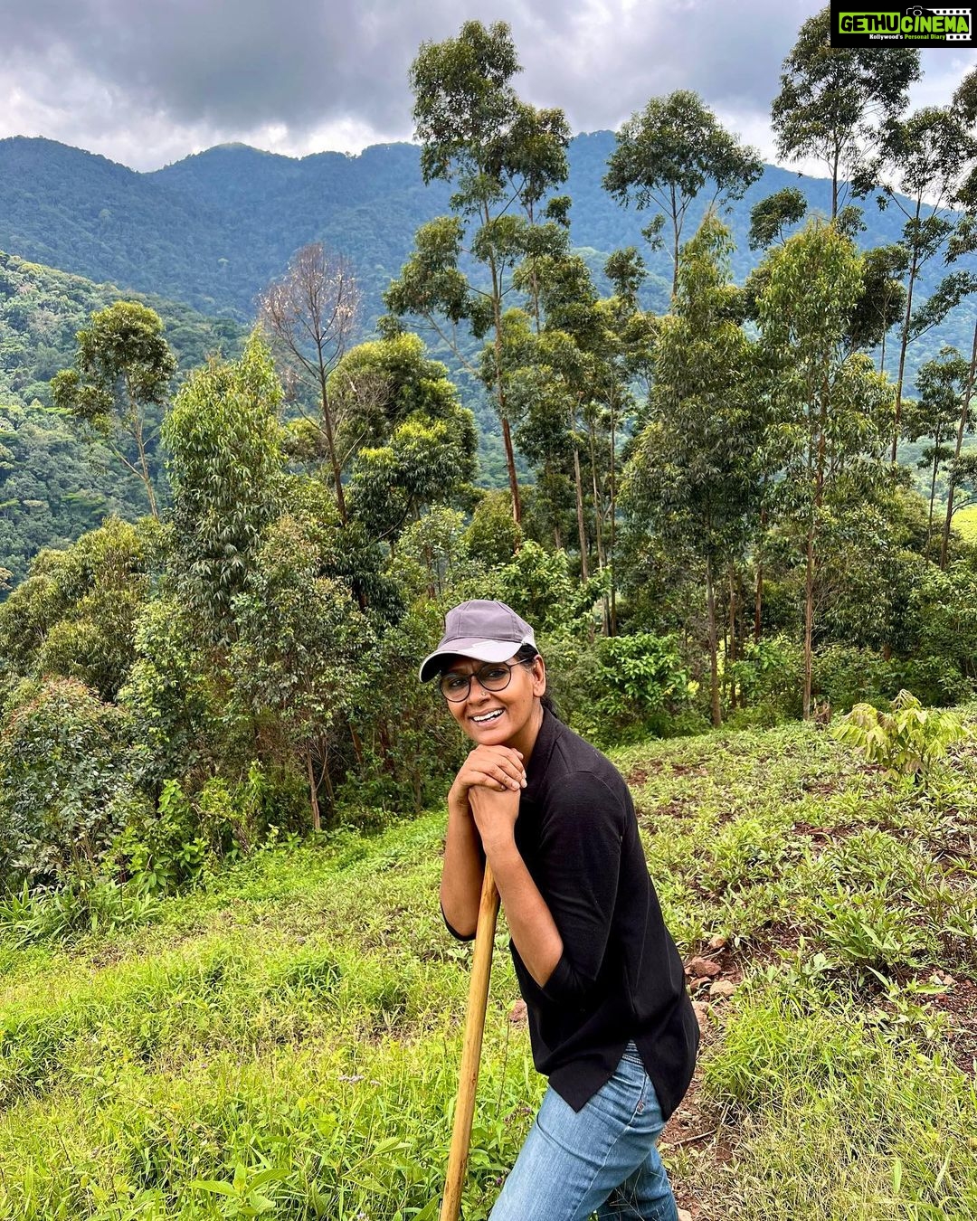 Nandita Das Instagram - Not done sharing about our trip. So next we went to Uganda. Small planes, grassland to hills and forests, long treks, fatigue…but all worth it. A once in a lifetime experience of being up close with the mountain #gorilla They look scary because of their size but we humans are more abusive and intrusive so they are rightly more scared of us. We did our best to not disturb them. They looked at us without much interest. Thankfully! #bwindi #uganda
