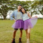 Narelle Kheng Instagram - No glooms got us down today💜✨ Just cheers on cheers for everyone who ran, who supported and who championed through bouts of heavy downpour and muddy grounds 🏆 Ben and I were here to raise awareness for HPV (Human papillomavirus), hence the purple tutus- if you don’t already know, HPV is one of the most common sexually transmitted infection in both men and women. While HPV is usually harmless and goes away on its own, it could lead to cancer or genital warts if it doesn’t clear. This is why routine health screening and the appropriate HPV vaccination, amongst other preventive measures are extremely important. Early prevention is important, consult to your doctors and visit itsyourlife.sg to find out more about HPV prevention. Don’t let preventable diseases like HPV get in the way of your life! @itsyourlifesg #hpv #poweredbyMSD #ItsYourLifeSG