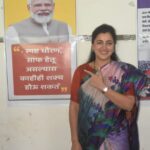 Navaneet Kaur Instagram - संस्कृतीक भवन अमरावती येथे आदरणीय पंतप्रधान नरेंद्र मोदीजी द्वारा आयोजीत मन की बात या कार्यक्रमाला उपस्थिती
