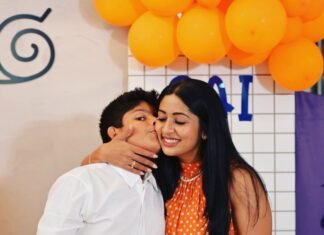 Navya Nair Instagram - My babes bday .. more pics to come ❤️ Pic credits @gananbabu Muh @amal_ajithkumar Styling @___namitha.___ Event cordination @___namitha.___