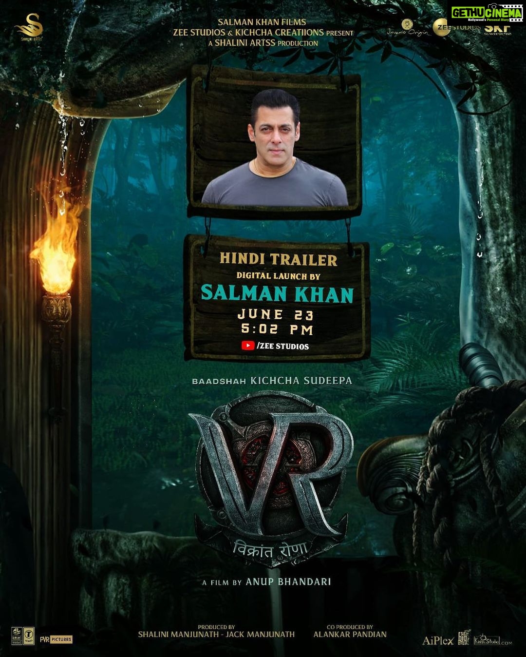 Neetha Ashok Instagram - Vikrant Rona Hindi Trailer will be digitally launched by @BeingSalmanKhan on 23rd June 5:02 PM | 1 Day To Go. #VikrantRonaTrailer #VRTrailerOnJune23 #VikrantRonaTrailer #VRTrailerOnJune23 @kichchasudeepa @jacquelinef143 @anupsbhandari @nirupbhandari @jack_manjunath_ @b_ajaneesh @alankar.pandian @shivakumarart @williamdaviddop @alwaysjani @shaliniartss #InvenioOrigins @kichcha_creatiions_official @SKFilmsOfficial @tseries.official @laharimusic @zeestudiosofficial @zeekannada @pvrpictures @kaanistudio @vikrantrona @the_biglittle #VRonJuly28 #VRin3D