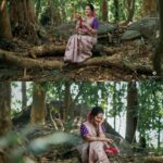 Neetha Ashok Instagram - Picture credits: @gurugatty_mlore @captureguru_photography Styling: @boss_ladyy_vestire MUA: @shubhas_beauty_lounge Saree: @kyara_the_label Blouse: @vastramboutiquemangalore