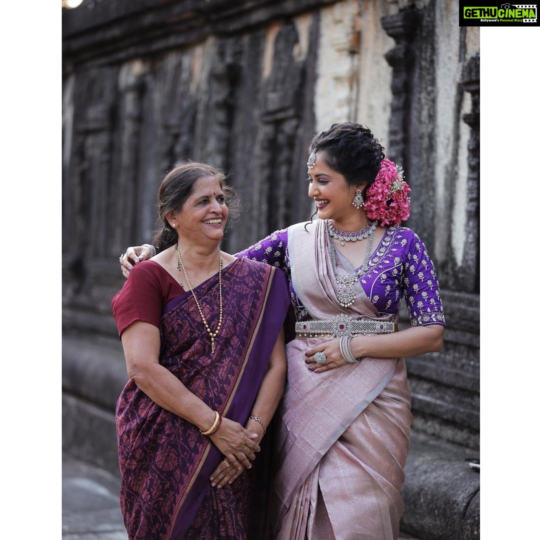 Neetha Ashok Instagram - Today’s post is dedicated to this main pillar of my life whom we often forget to appreciate! My Mathe 😂 Mathashree is what I call her to irritate her 😬 Thank you Amma for your kind support throughout the years, for showing how to love unconditionally even when you are hurt the most, for all the sacrifices that are gone unsaid, for all the times you put us first just to make us happy and most importantly for teaching how to forgive and forget. I will keep trying to make you laugh with our silly jokes and i promise to make you very proud 🙏🏻🧿❤️❤️❤️ Ps I know you are on Instagram and u keep stalking me 😄😉