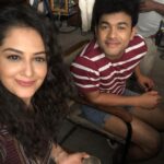 Neetha Ashok Instagram - Dated 5th March 2020 Picture 1- Panna-Munna first scene together. @sidmoolimani is such a sweetheart and humble guy and shooting with him was something which I always loved and cherished because we had fun. More power to you chaddi boy 😂🤗❤ Picture 2-this was clicked to send to @neetha.vs ma’am (our costume designer) to verify how I looked once I got ready for the scene 😬