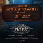 Neetha Ashok Instagram - @jacquelinef143 as GR in VR. Jacqueline Fernande’s first look in @vikrantrona on July 31st. Any guesses what’s GR?? #jacquelinevikrantronalook