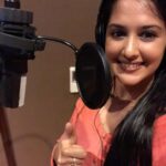 Neetha Ashok Instagram - After what I watched at dubbing of Vikrant Rona the excitement,the anticipation, the happiness, the thrill, the gitters, all have multiplied into zillion*10000….times now!! 😍😍 kudos to your imaginations sir @anupsbhandari !! Now I see it alll coming together! (Goosebumps as I think of the complete version) 🤗🤗❤️❤️❤️🧿