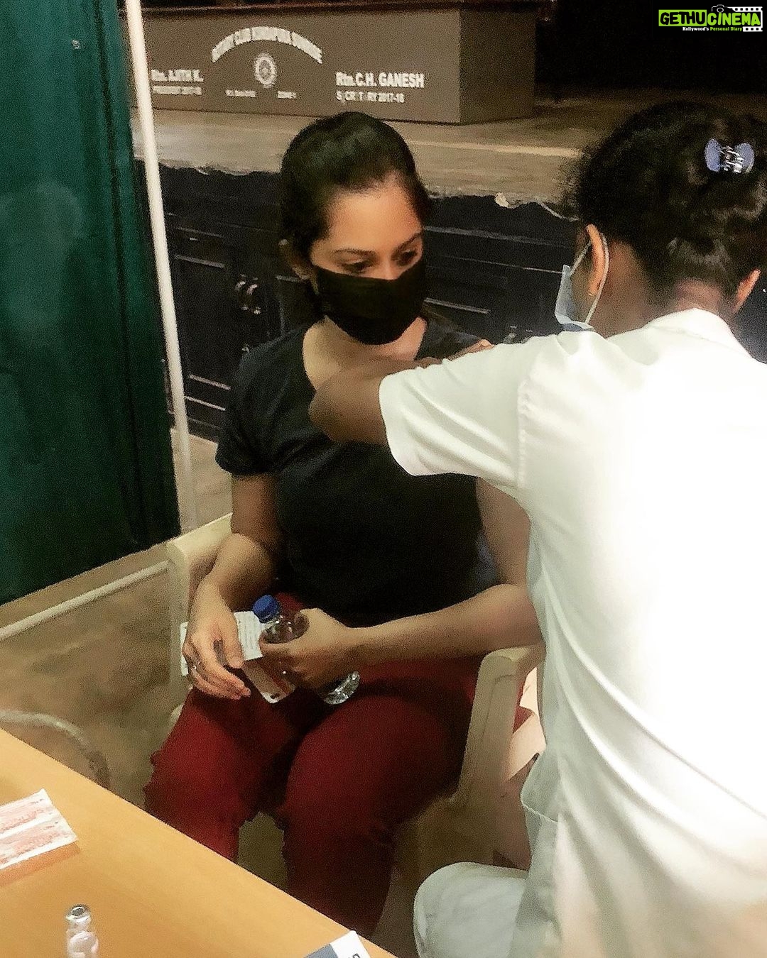 Neetha Ashok Instagram - Got my first shot of COVID-19 VACCINE! Since the government is providing vaccination for 18+ age group, as a responsible citizen, make the best use of it and get yourself and your family vaccinated. I booked my slot through AROGYA SETU APP and I wil mention in the comment section on to HOW TO BOOK YOUR SLOT. Also there are helpline numbers provided at the vaccination centres for those who do not have smart phones or find it difficult to register. BEFORE you go for vaccination: *Talk to your doctor. If you’ve ever experienced a severe allergic reaction from any vaccine or you have any questions about the medications you are currently taking, talk to your health care provider before your appointment. *Take care of yourself. Get a good night’s rest and hydrate well before your vaccination so you can feel your best on the day. VACCINATION DAY: *DO NOT GO EMPTY STOMACH for your vaccination. *DOUBLE mask YOURSELF, maintain distance and keep sanitising. The side effects to COVID-19 vaccines have mostly been MILD TO MODERATE and SHORT-LASTING. They include: fever, fatigue, headache, muscle pain, chills, diarrhoea, pain at the injection site. So just keep yourself STRESS-FREE, HYDRATED, and EAT-WELL. The frontline workers are doing an extremely good job in keeping everybody safe at the vaccination centre and we can’t thank them enough for their service. 🙏🏻👏🏻 So please do follow all the instructions provided by them. Namma Kundapura