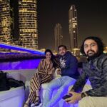 Neetha Ashok Instagram - Gang Samosa 😂😂 Fell in love with Dubai because of these guys here!! Thank you for everything ❤️❤️ (WHIDSID) Dubai Marina Yacht Club