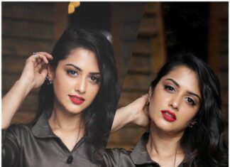 Neetha Ashok Instagram - I must say @nitinpatte your talent & expertise is clearly seen in all my photos from the shoot. I am absolutely thrilled with the end results. Thank you for this absolute fun ❤️ 🤗🤗 Photography by @nitinpatte @aritra.ghosal.moments @moodarrest Location @thebierlibrary Mua @alyna_makeovers Attire by @arulaa_by_rashmianooprao