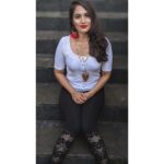 Neetha Ashok Instagram - Red ❤️ #shotonphone Magic on the whole by @heidilorenartistry 🤗🤗❤️