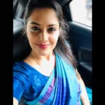 Neetha Ashok Instagram – Saree feels after loooong 💙