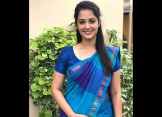 Neetha Ashok Instagram - Saree feels after loooong 💙