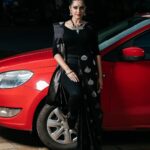 Neetha Ashok Instagram - Not my car 😬 🤭 Caption stolen from @prithamdenzildsouza 🤫 Totally impromptu shoot with the best brand in Mangalore @zari_couture by our very own perfectionist @prithamdenzildsouza ❤️ n assistant @preethamaloysius Stylist @nandithaacharya MUA @shefali_ballal & team Creatives @dmedusa_prabhu Vijesh @arjunjohndsouza and mintu bhaiya