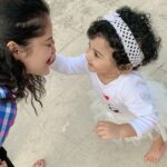 Neetha Ashok Instagram - This is what pure love looks like ❤️ nee chikki misses you the most 🥰 #throwback #neechikkimissesyou #neechikki&nia #febfirstbabies #mydoseofhappiness #love Home Sweet Home
