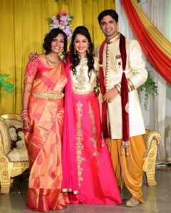 Neetha Ashok Instagram - Throw back to Anna’s Wedding Reception #Anuwedsanu Kidiyur, Udupi