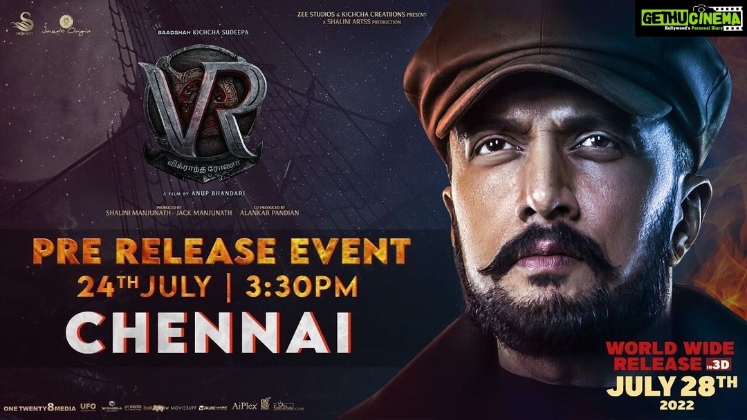 Neetha Ashok Instagram - Vanakkam Chennai | ನಾವ್ ಬರ್ತಾ ಇದೀವಿ 🙂 #VRin3D #VRonJuly28 @kichchasudeepa @anupsbhandari @jack_manjunath_ @nirupbhandari @jacquelinef143 @b_ajaneesh @laharimusic @williamdaviddop @alankar.pandian @dqsalmaan @dqswayfarerfilms @shalinisanal_shaliniartss @shivakumarart @alwaysjani @shaliniartss @kichcha_creatiions_official @4seasonscreationsas @mysorestudiohouse @SKFilmsOfficial @tseries.official @zeestudiosofficial @zeekannada @pvrpictures @Onetwenty8media @kaanistudio @the_biglittle