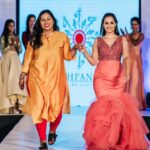 Neetha Ashok Instagram - F.A.C.E calendar launch by @in5nity_entertainment is really trying to make a difference in this much required area of childhood cancer, and it’s really an honour to walk the ramp for the very first time 😬 Big big thanks to @dharmith_rai and @prithamdenzildsouza for this opportunity ❤️ Attire and look designed by @nishpanna_perfected_your_way nishpanna_perfected_your_way @meghna.shetty MUA @pavanarodrigues Accessories @lolstudiops Fiza by Nexus