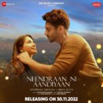 Nikita Dutta Instagram - 👩🏻‍❤️‍👨🏻 💕🌸 #NeendraanNiAandiyaan releasing on 30.11.2022, stay tuned! . . #ZeeMusicOriginals @aparshakti_khurana @sushantrinkoo @yash_eshwari #ArshGrewal @anuragbedii @zeemusiccompany